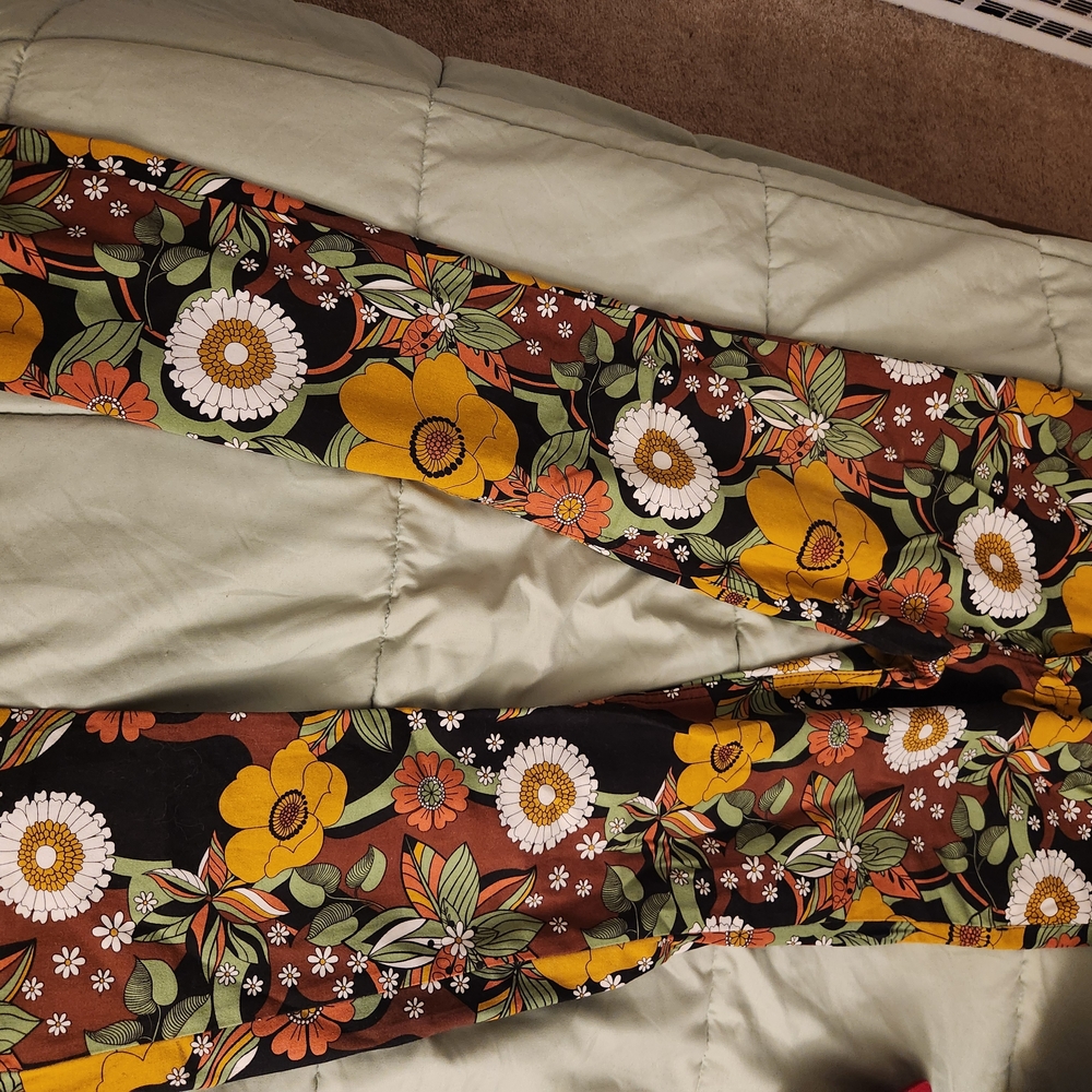 Floral Patterned Men's Pants